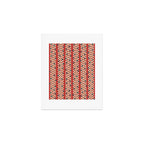 Festive Berries / Red, Beige & Blue Art Print Gallery Image 1