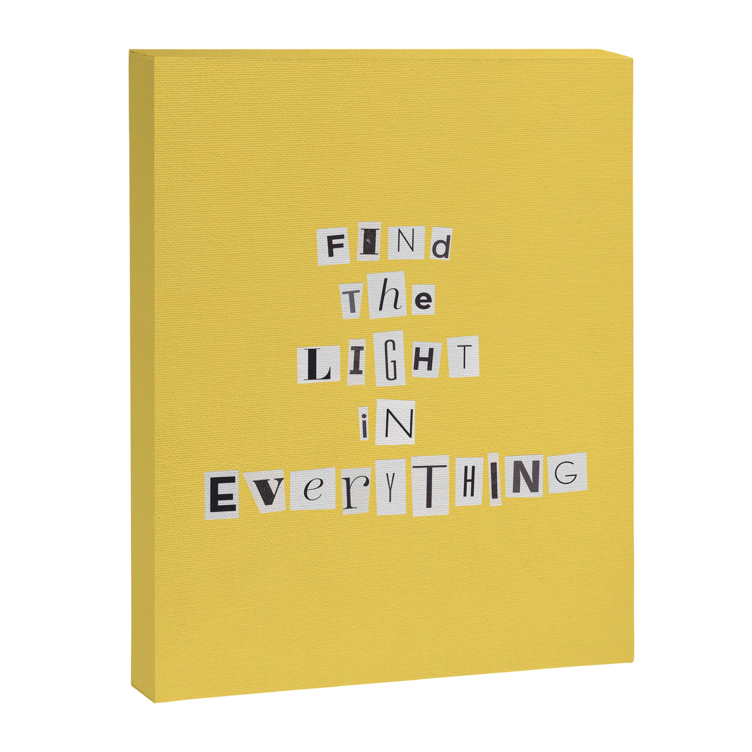Find the light in everything / Daily Reminder #4 Canvas Print Gallery Image 6
