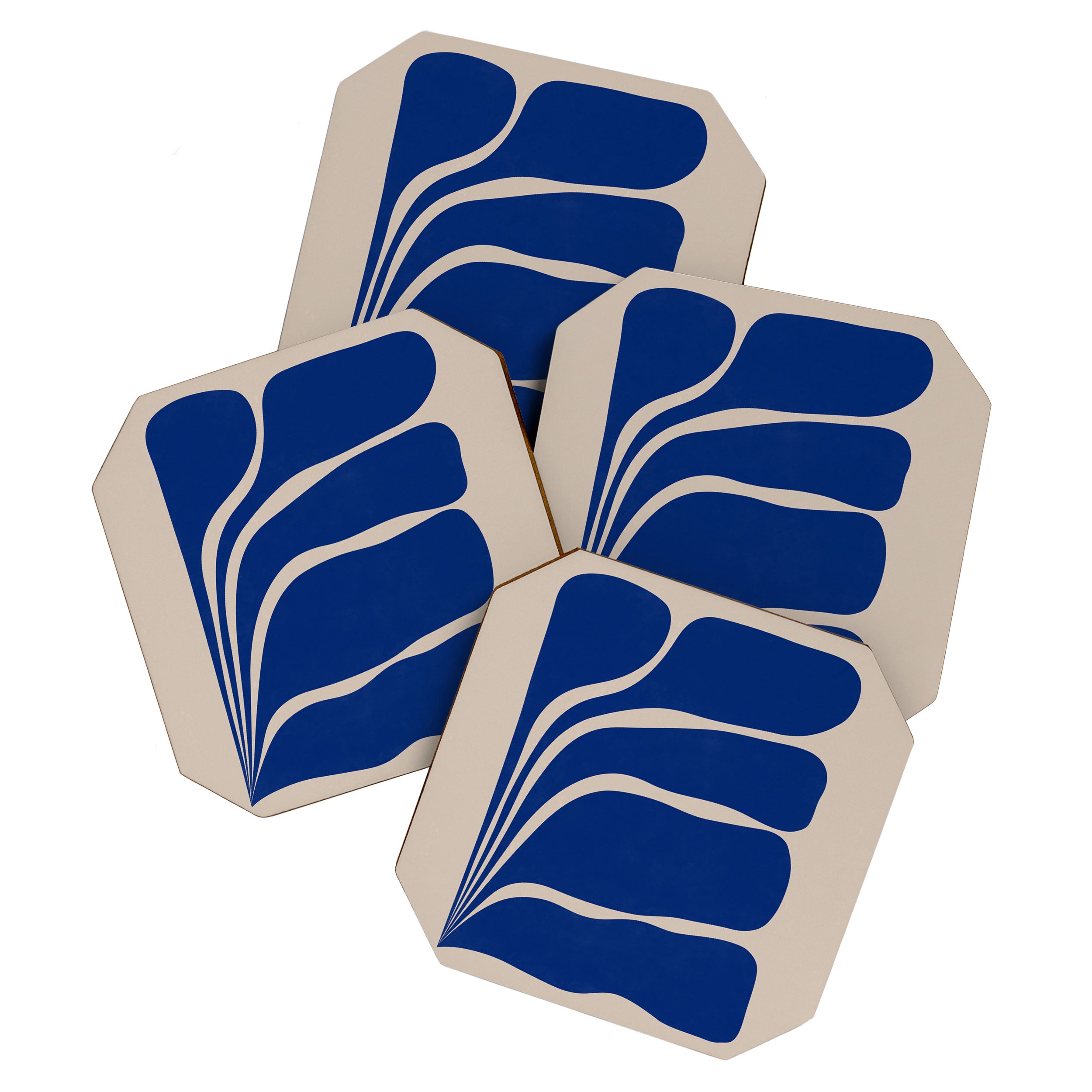 Five Leaf Plant - 1/3 Coaster Gallery Image 1