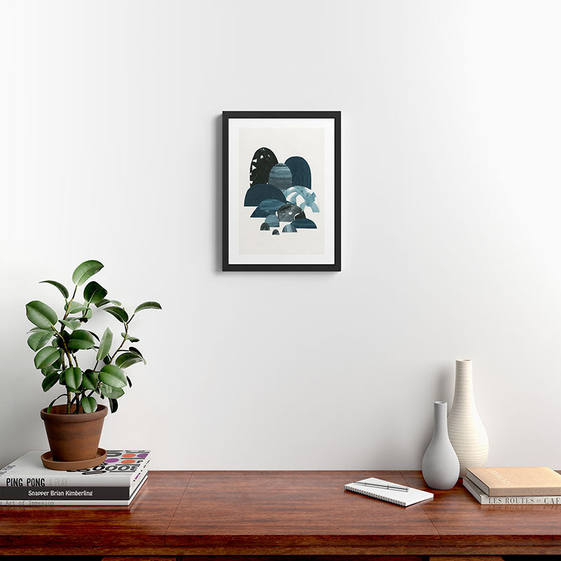 Floating Icebergs Framed Art Print Gallery Image 2