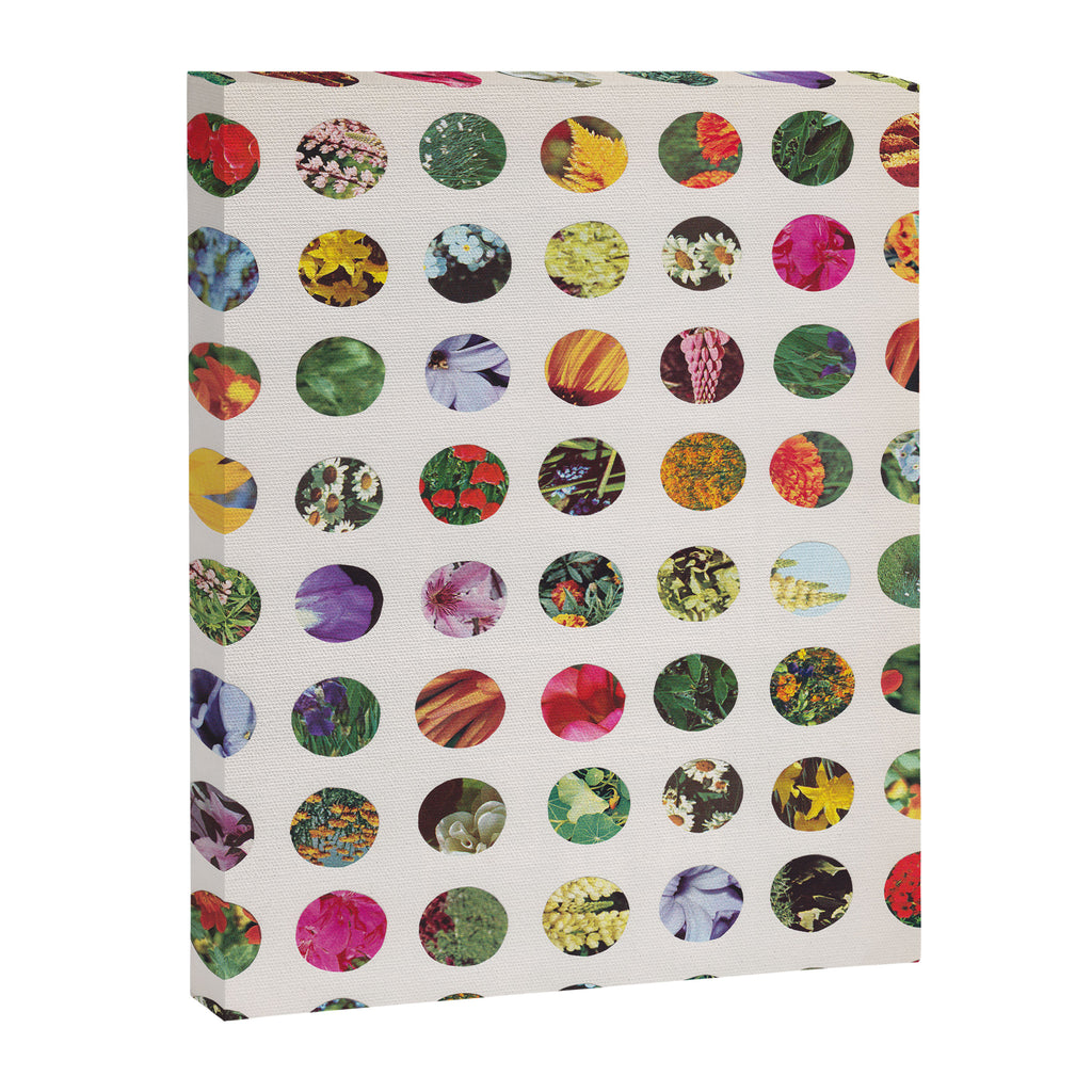 Floral Circles / Paper Pattern Canvas Print Gallery Image 6