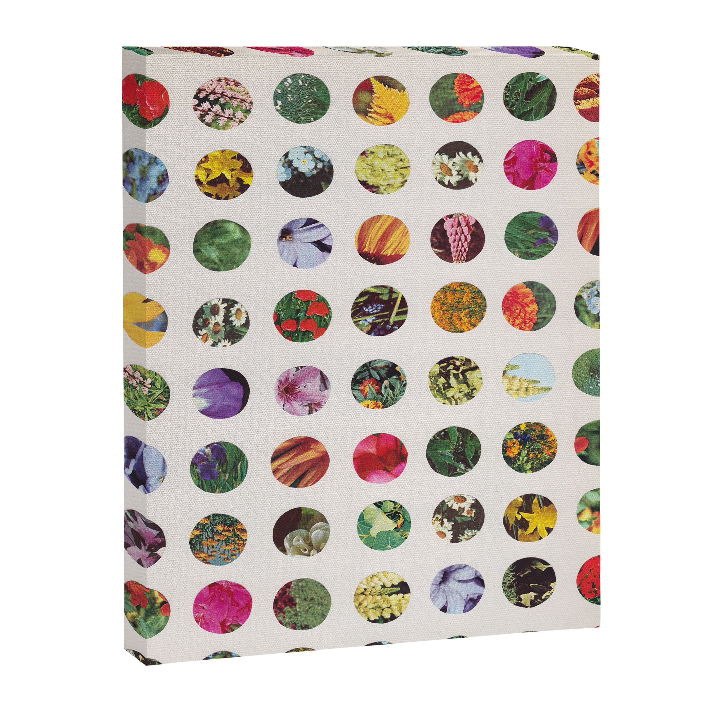 Floral Circles / Paper Pattern Canvas Print Gallery Image 6