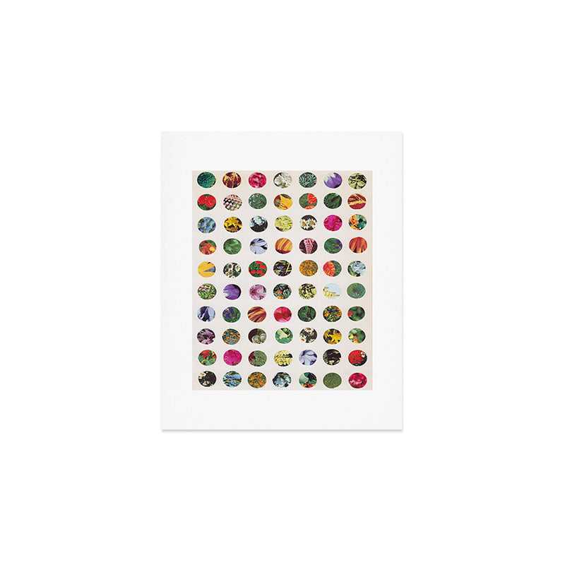 Floral Circles / Paper Pattern Art Print Gallery Image 1