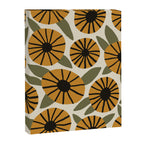 Floral Pattern / Turmeric Yellow & Green Canvas Print Gallery Image 6
