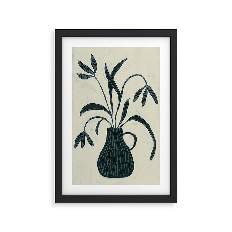 Floral Shadows V.1 Framed Art Print Gallery Image 2