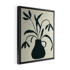 Floral Shadows V.2 Framed Canvas Print Gallery Image 2