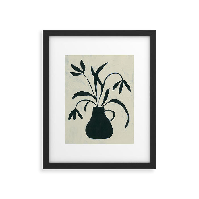 Floral Shadows V.2 Framed Art Print Gallery Image 1