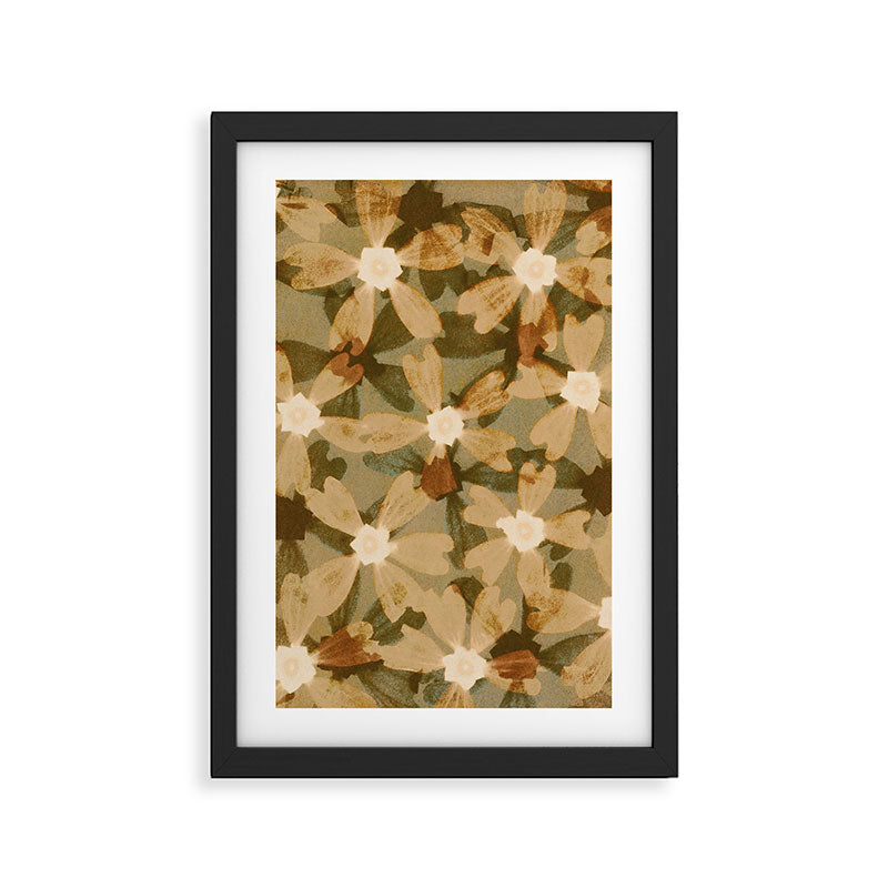 Floral Shadows Framed Art Print Gallery Image 2