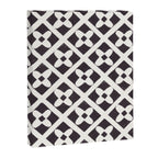 Floral Tiles Pattern / Lino Print Canvas Print Gallery Image 8
