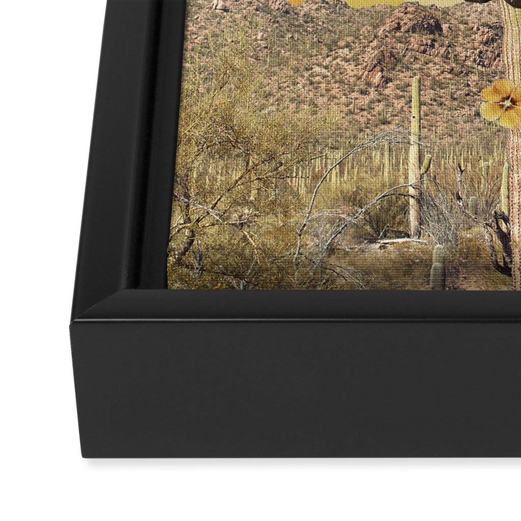 Flower of Desert Framed Canvas Print Gallery Image 3