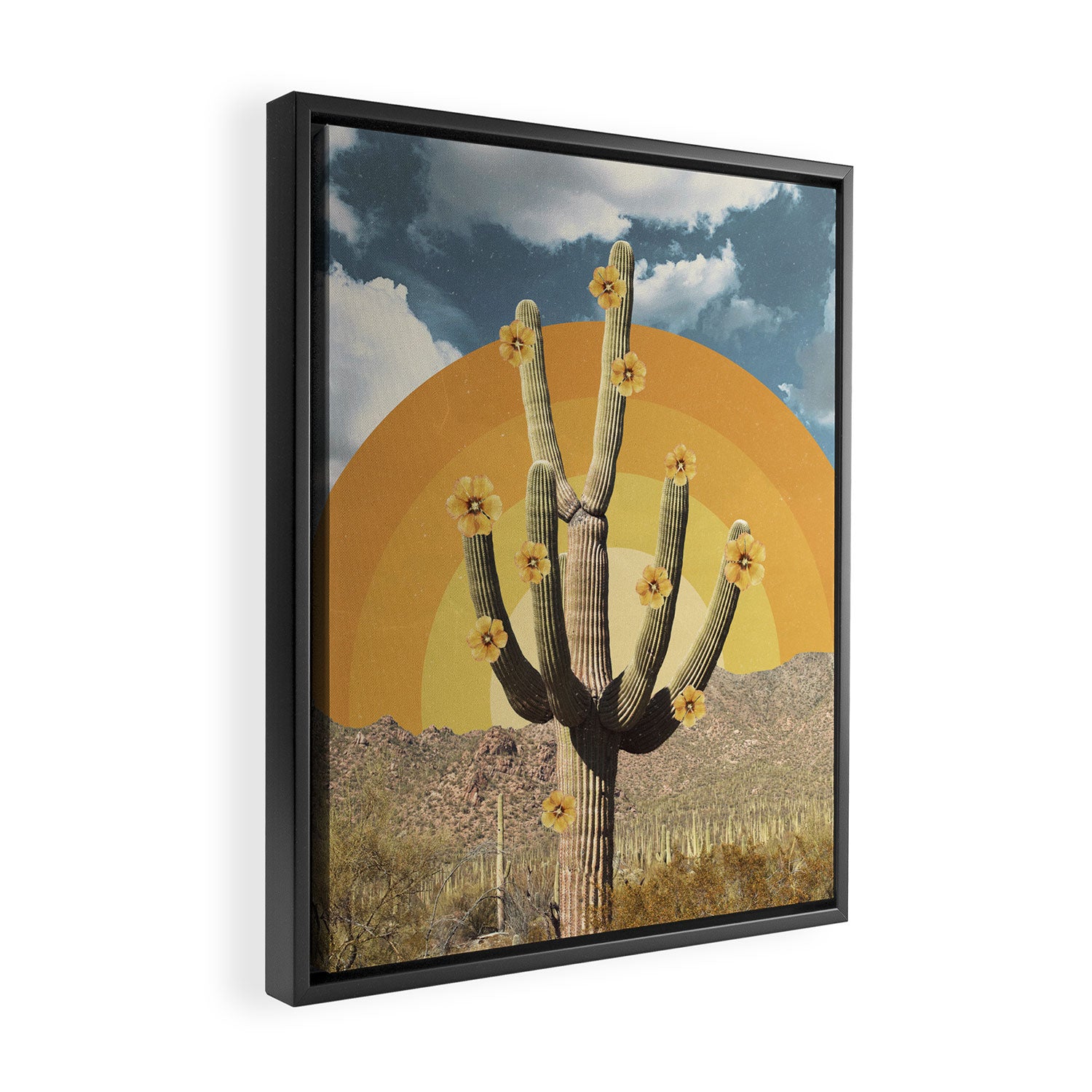 Flower of Desert Framed Canvas Print Gallery Image 2
