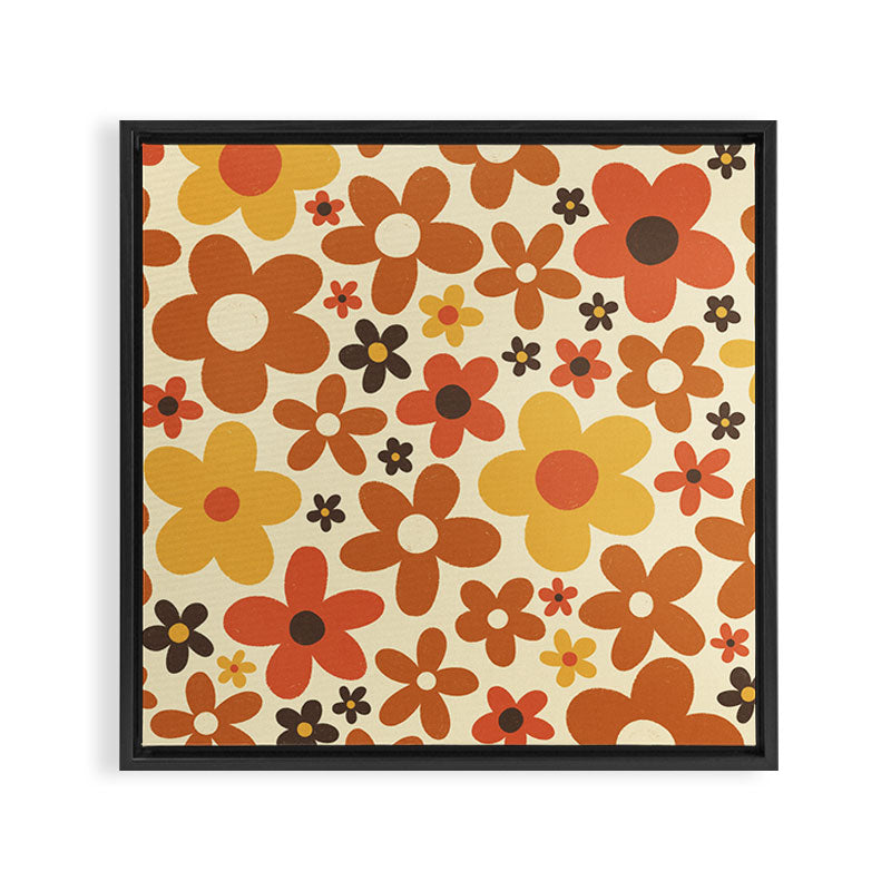 Flower Power #3 Framed Canvas Print Gallery Image 3