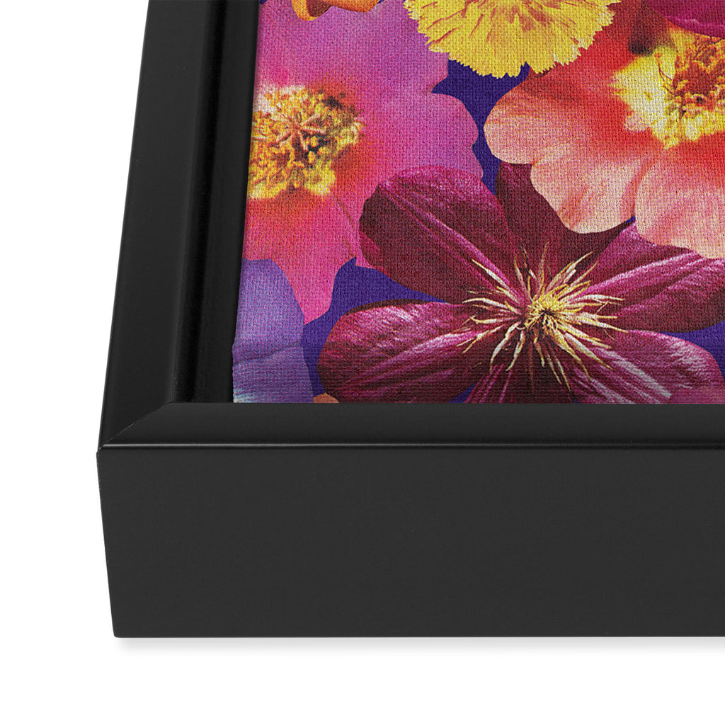 Flower Salad #2 Framed Canvas Print Gallery Image 3