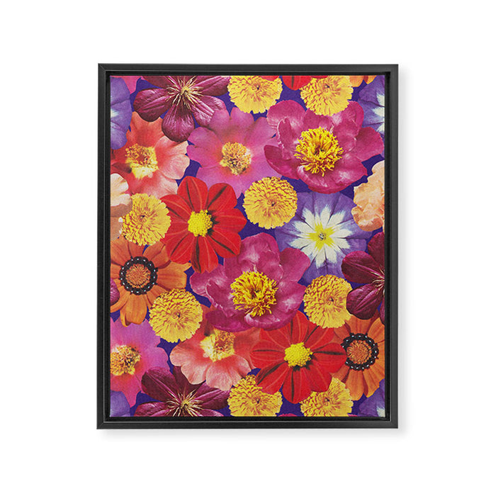 Flower Salad #2 Framed Canvas Print Gallery Image 1