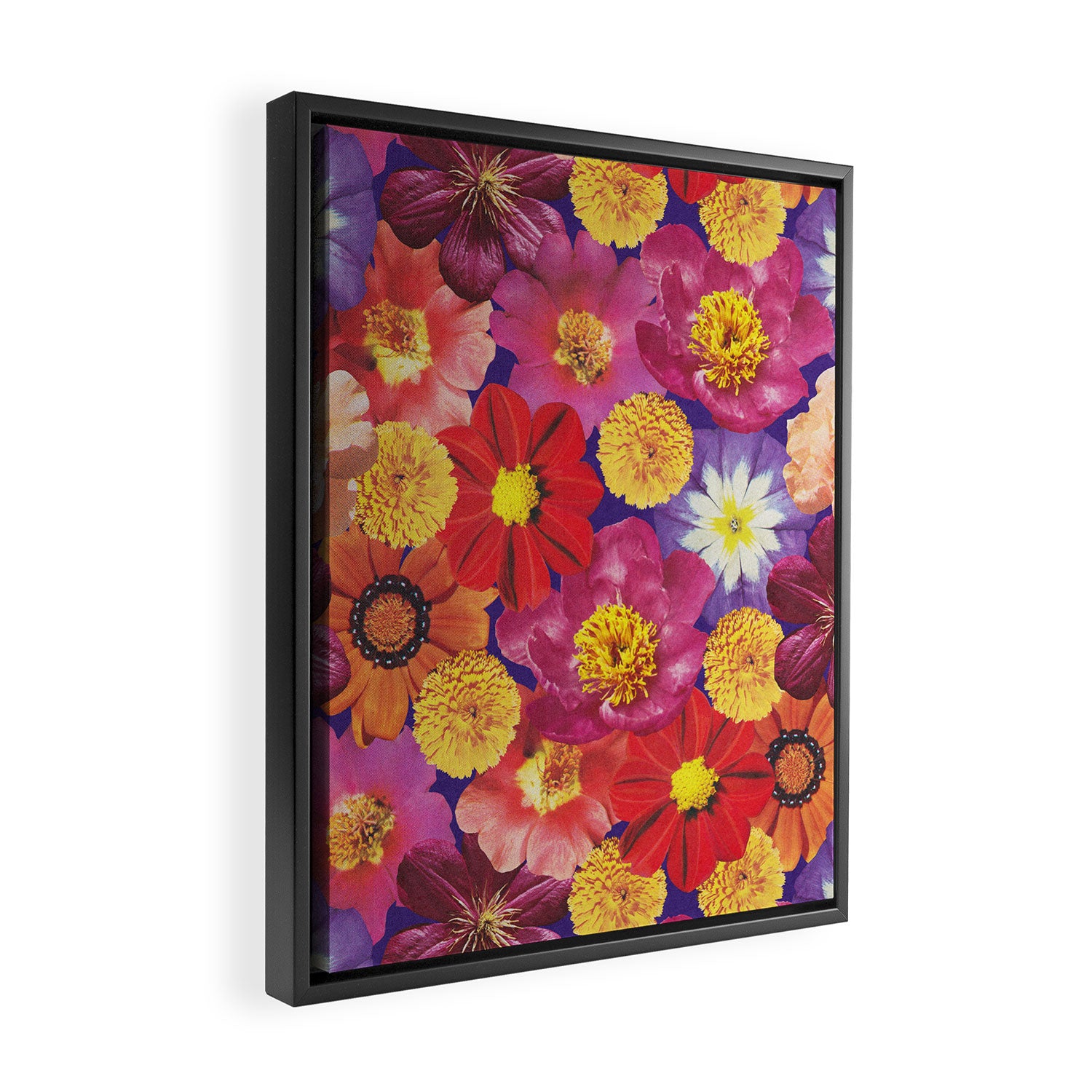 Flower Salad #2 Framed Canvas Print Gallery Image 2