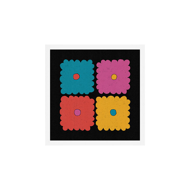 Flower Tile Art Print Gallery Image 1