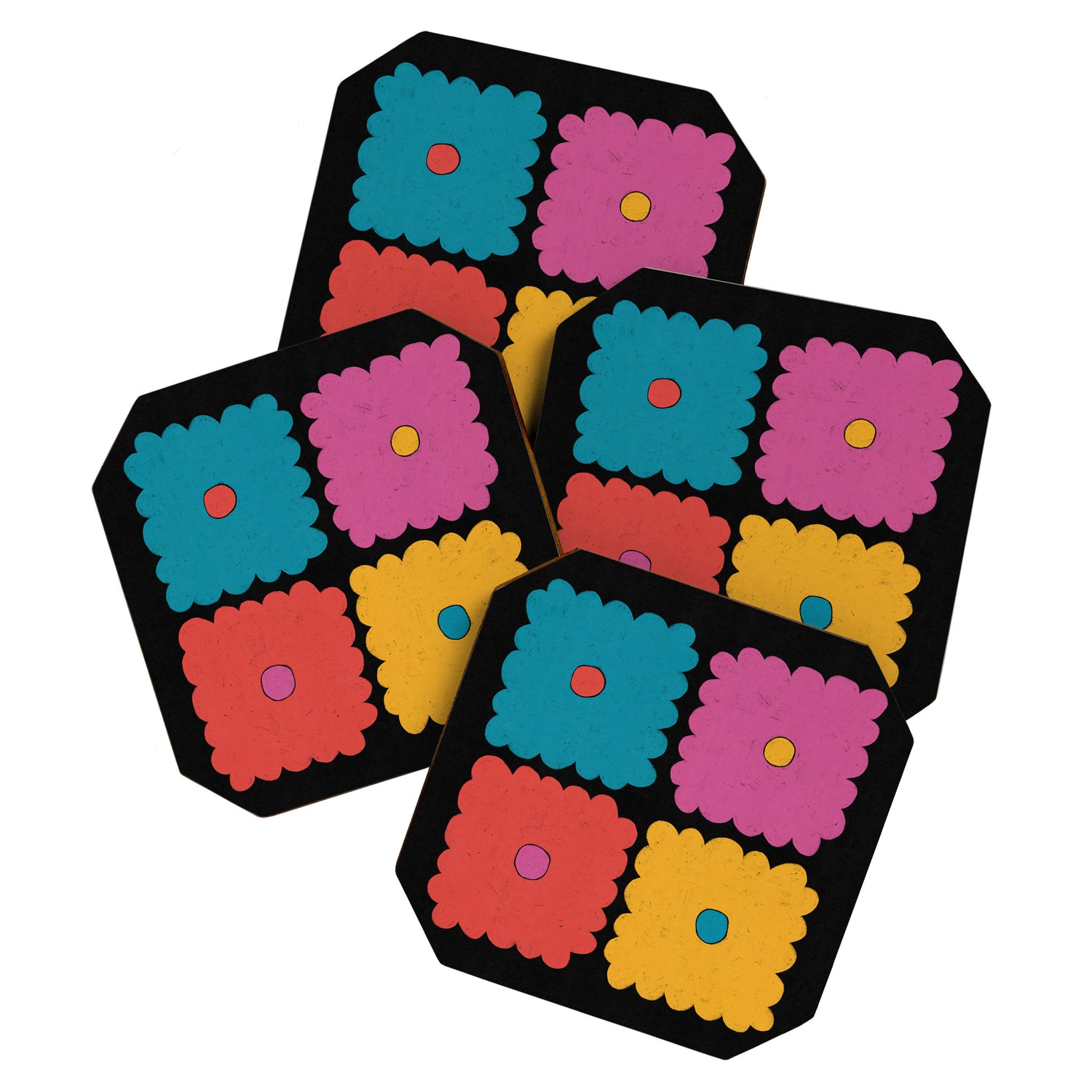 Flower Tile Coaster Gallery Image 1