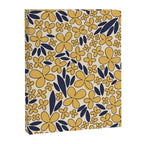 Four-leaf Flower Pattern / Yellow & Blue Canvas Print Gallery Image 6