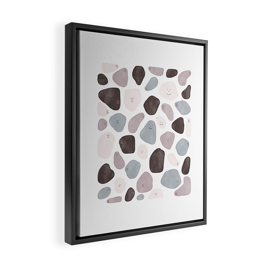 Funny Shapes Framed Canvas Print Gallery Image 2
