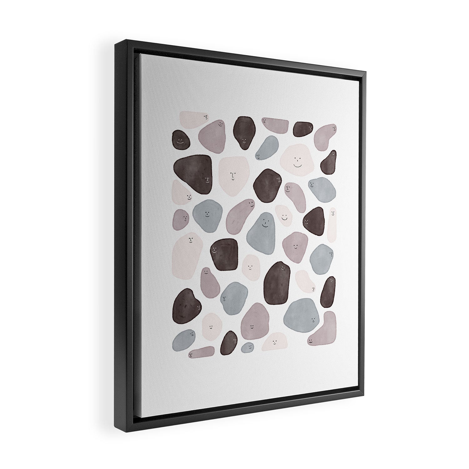 Funny Shapes Framed Canvas Print Gallery Image 2
