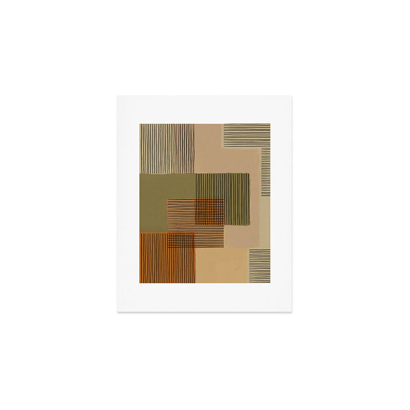 Geo Patchwork #3 Art Print Gallery Image 1