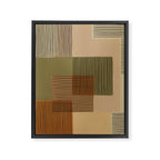 Geo Patchwork #3 Framed Canvas Print Gallery Image 6