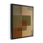 Geo Patchwork #3 Framed Canvas Print Gallery Image 2