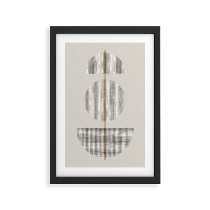 Geometric Composition I Framed Art Print Gallery Image 1