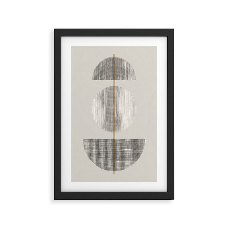 Geometric Composition I Framed Art Print Gallery Image 2