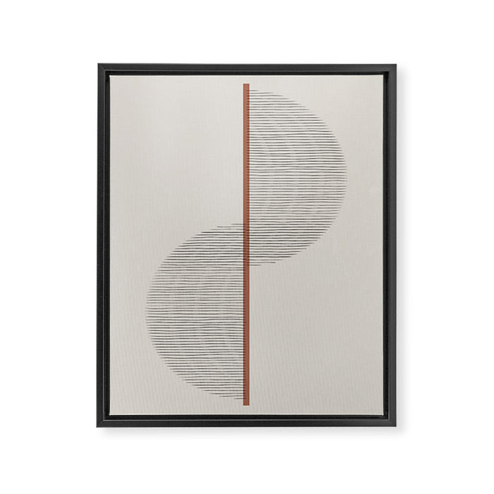 Geometric Composition II Framed Canvas Print Gallery Image 1