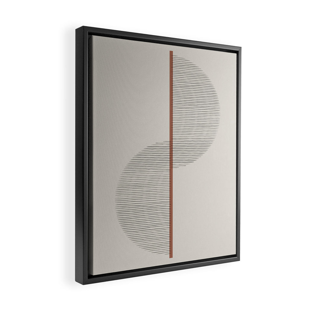 Geometric Composition II Framed Canvas Print Gallery Image 2