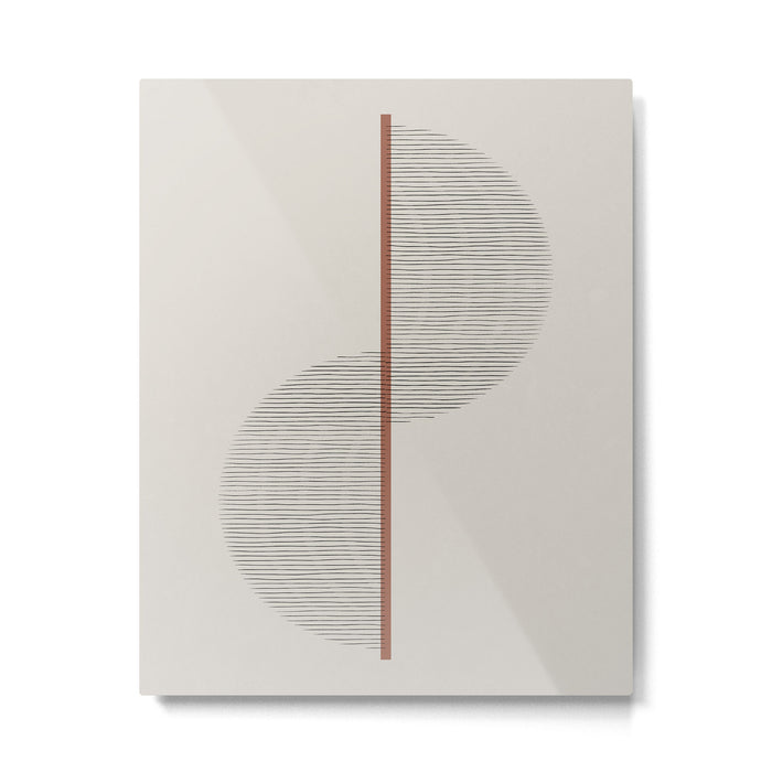 Geometric Composition II Metal Print Gallery Image 1