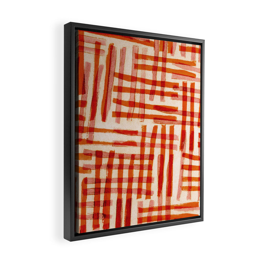 Geometric Dance #1 Framed Canvas Print Gallery Image 2