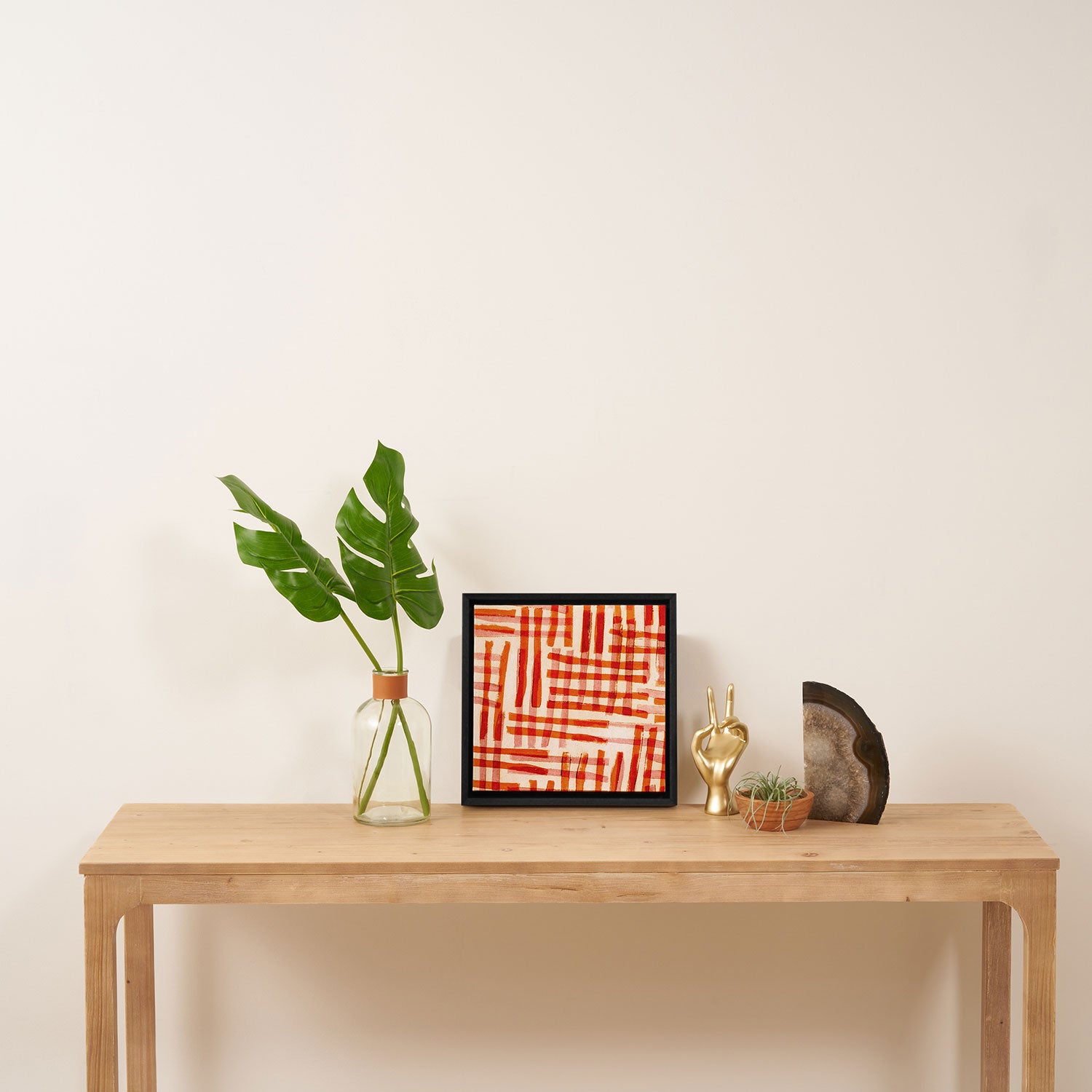 Geometric Dance #2 Framed Canvas Print Gallery Image 3