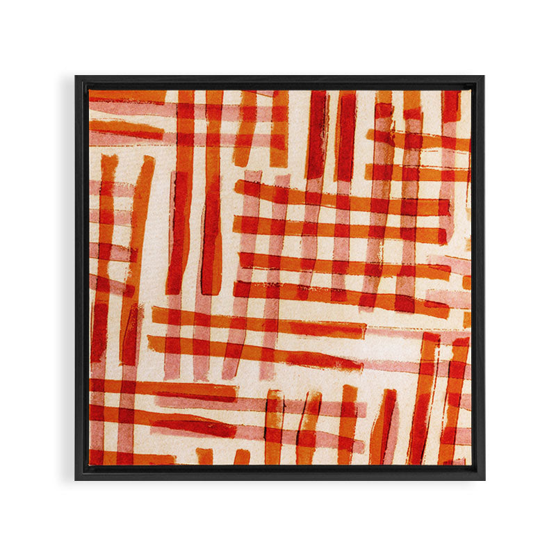Geometric Dance #2 Framed Canvas Print Gallery Image 3