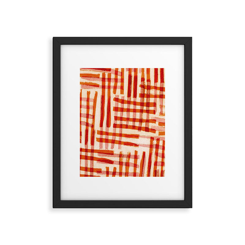 Geometric Dance #2 Framed Art Print Gallery Image 4