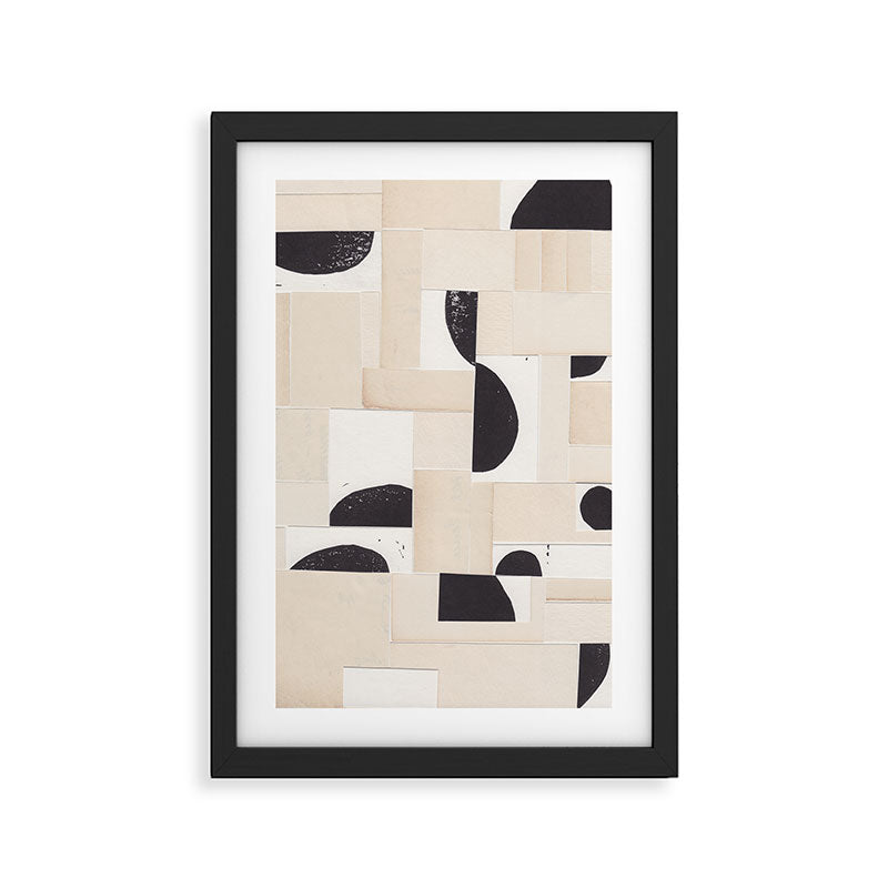Geometric Moonscape Framed Art Print Gallery Image 2