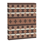 Geometric Repeats 2 Inspired by PANTONE 17 1230 Mocha Mousse Canvas Print Gallery Image 6