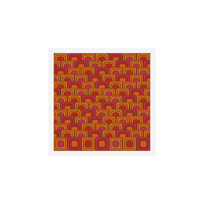Geometric Retro Pattern Art Print Gallery Image 1