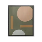 Geometric Shapes #2 Framed Canvas Print Gallery Image 8