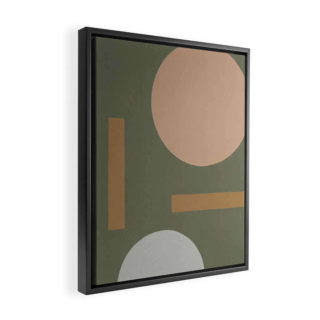 Geometric Shapes #2 Framed Canvas Print Gallery Image 2
