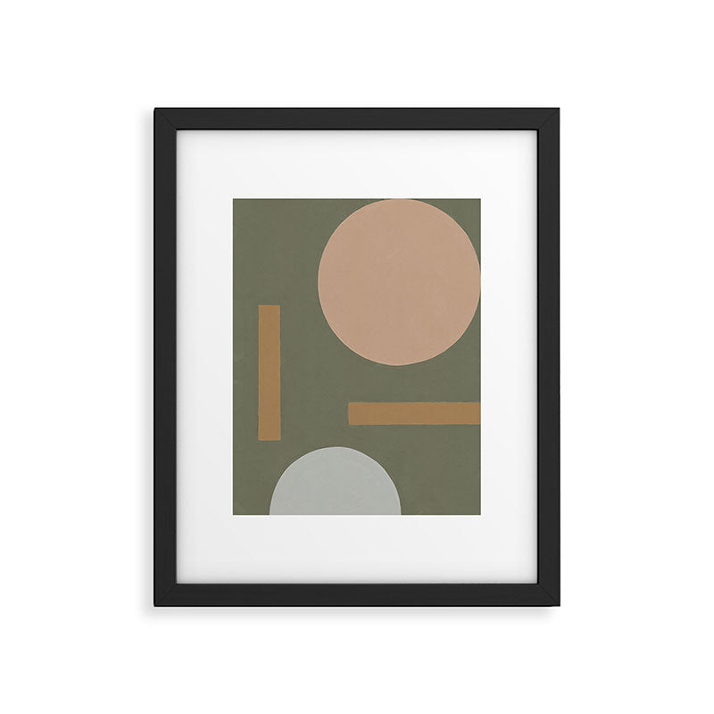 Geometric Shapes #2 Framed Art Print Gallery Image 6
