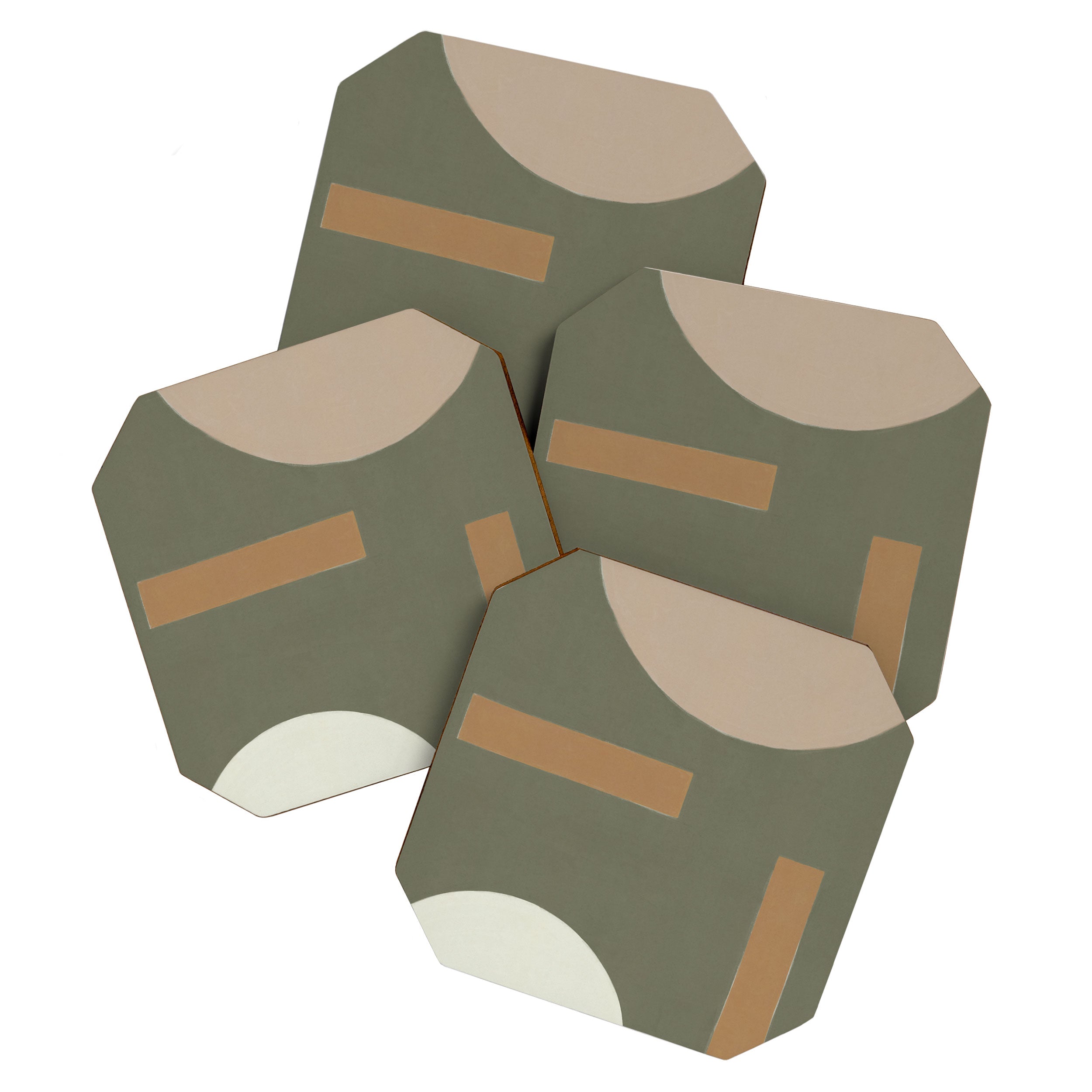 Geometric Shapes #3 Coaster Gallery Image 1