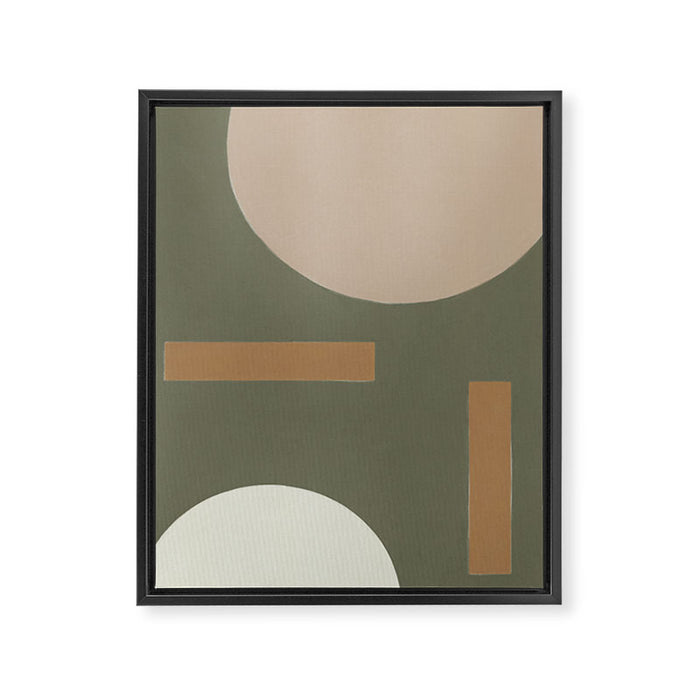 Geometric Shapes #3 Framed Canvas Print Gallery Image 1