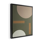 Geometric Shapes #3 Framed Canvas Print Gallery Image 2