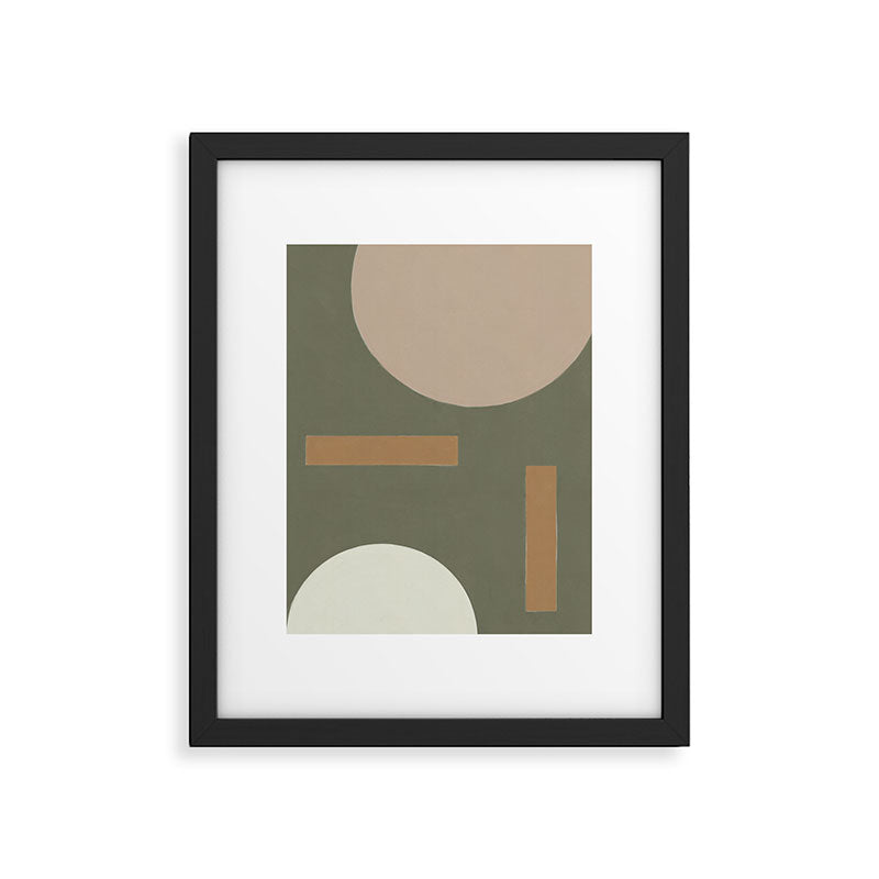 Geometric Shapes #3 Framed Art Print Gallery Image 5