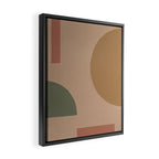 Geometric Shapes #4 Framed Canvas Print Gallery Image 2