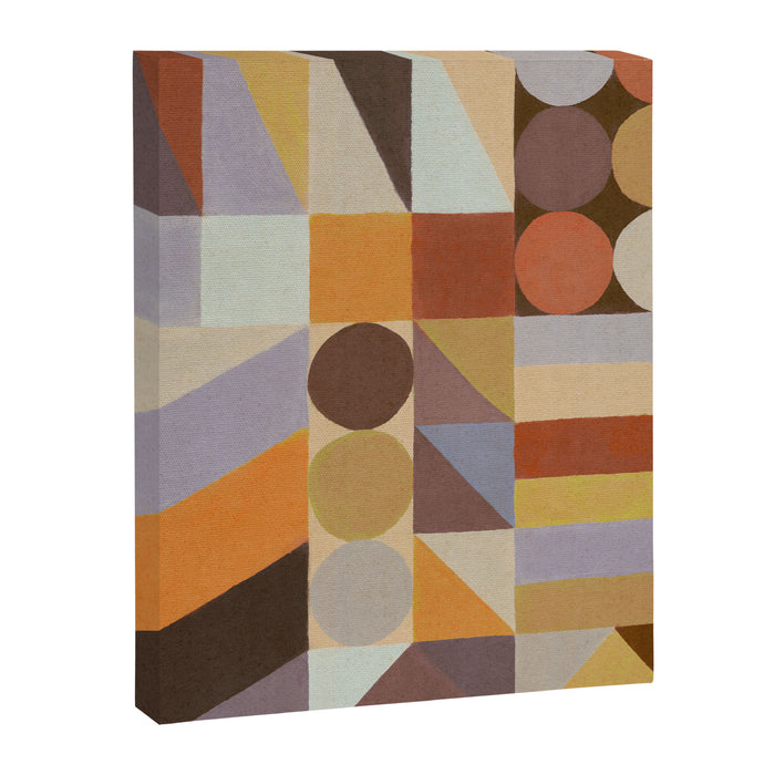 Geometric Shapes & Colors #1 Canvas Print Gallery Image 1