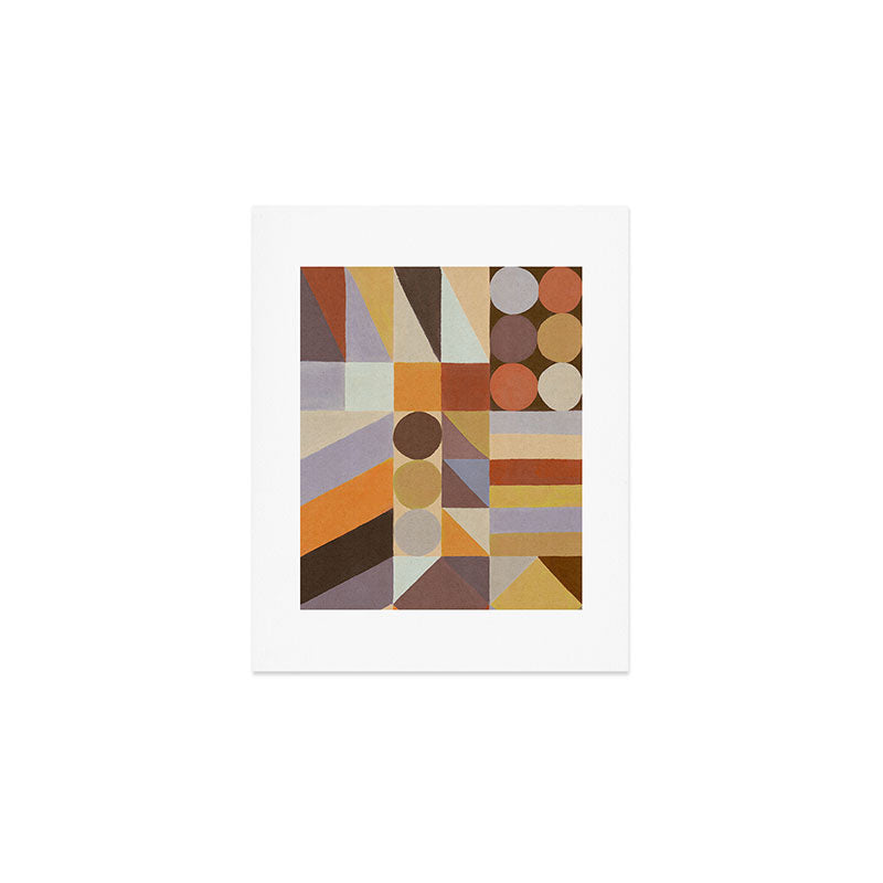 Geometric Shapes & Colors #1 Art Print Gallery Image 1