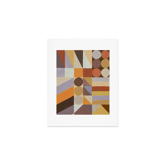 Geometric Shapes & Colors #1 Art Print Gallery Image 1